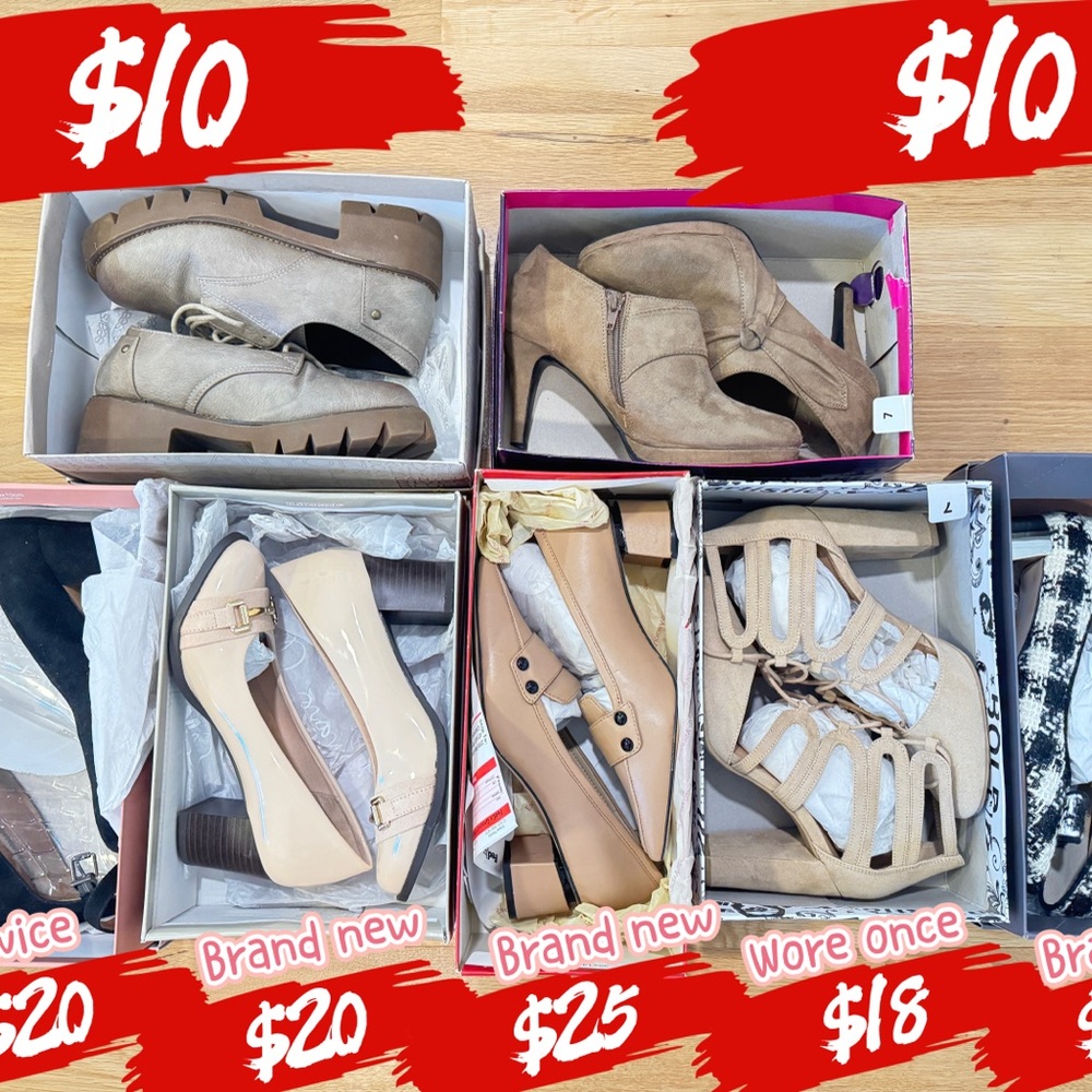 Women's heels and boots